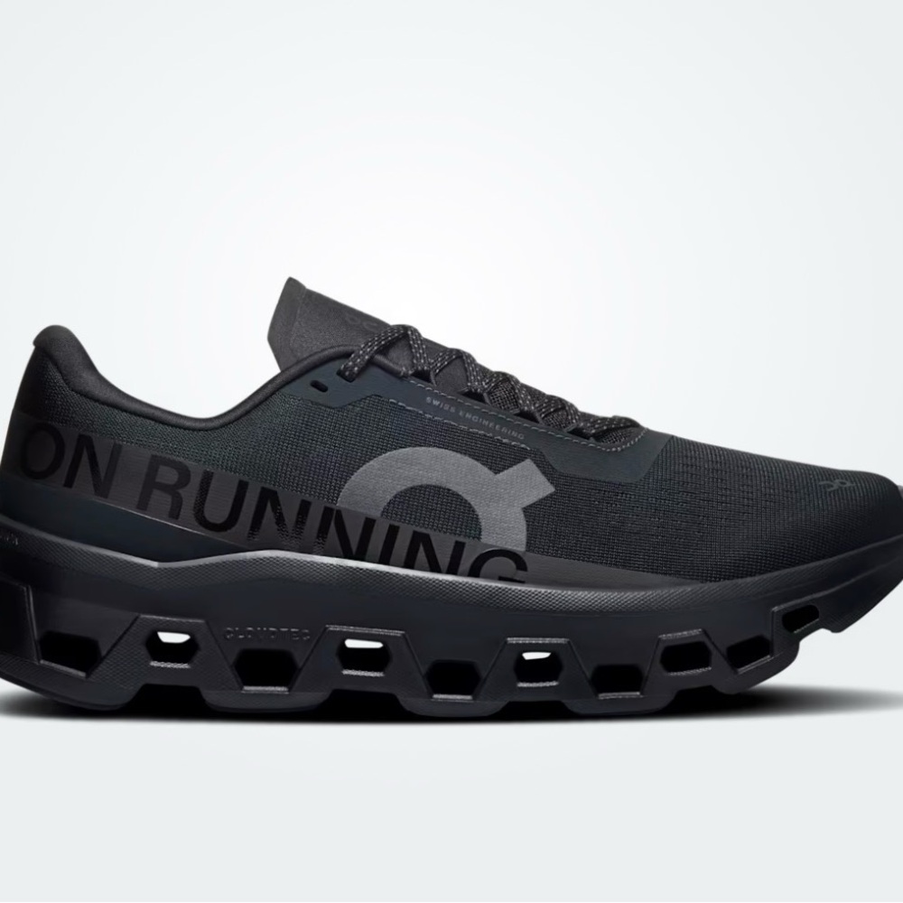 Cloudmonster 1 On Running Black Athletic Shoes